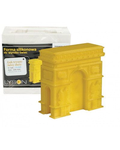 Форма силіконова для свічок - Тріумфальна Арка велика