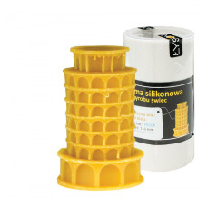 Форма силіконова для свічок - Пізанська вежа мала