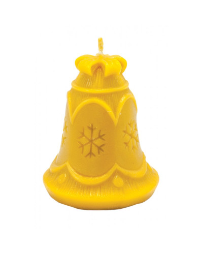 Форма силіконова для свічок - Дзвіночок зі сніжинкою