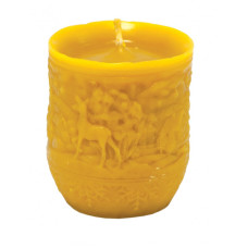 Форма силіконова для свічок - Свічка з зимовим пейзажем 