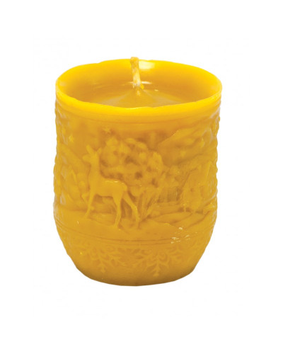 Форма силіконова для свічок - Свічка з зимовим пейзажем 