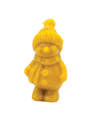 Форма силіконова для свічок - Сніговик в шапці