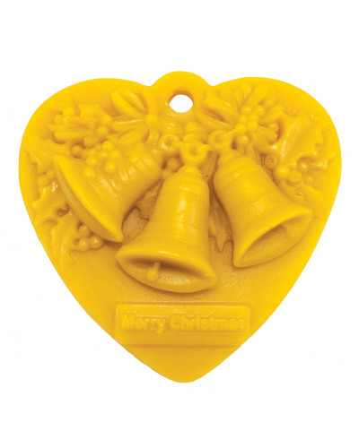 Форма силіконова для свічок - Різдвяні дзвони