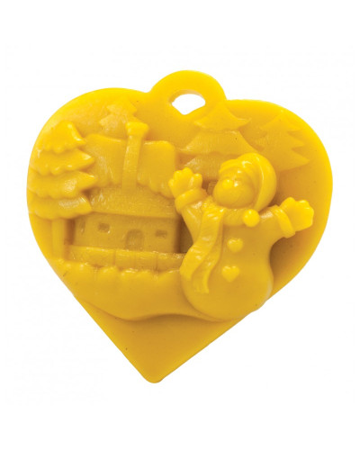 Форма силіконова для свічок - Зимова картинка