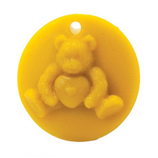 Форма силіконова для свічок - Ведмедик зі серцем