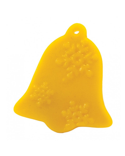 Форма силіконова для свічок - Дзвіночок зі сніжинками