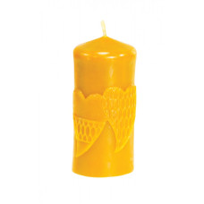 Форма силіконова для свічок - Циліндр серця з вощини