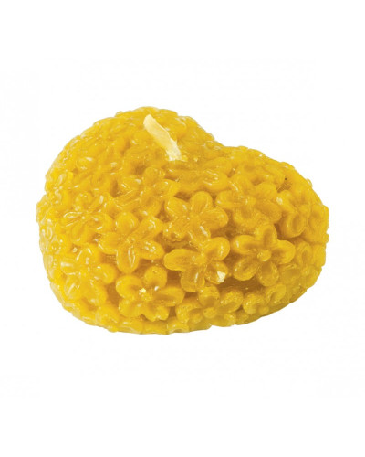 Форма силіконова для свічок - Квіткове серце