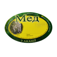 Етикетка Мед з Акації (62х90)