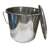 Відро нержав. 15л. з кришкою