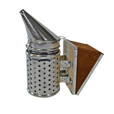 Димар пасічний нержавіючий малий (з огорожею) з вставкою 25см.