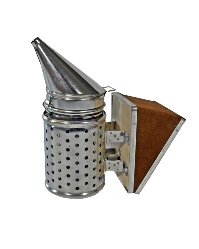 Димар пасічний нержавіючий малий (з огорожею) з вставкою 25см.