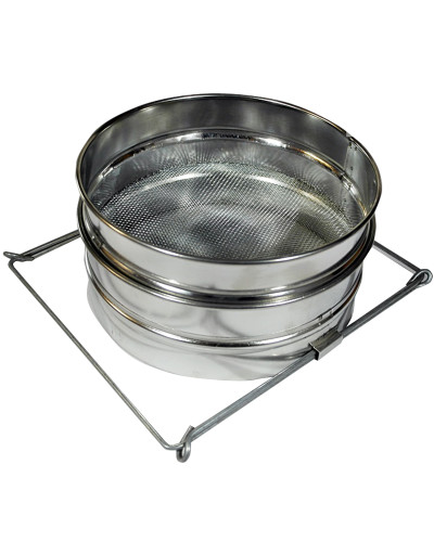 Сито подвійне металеве, Ø205 (0,5*1,6)