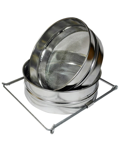 Сито подвійне металеве, Ø205 (0,5*1,6)