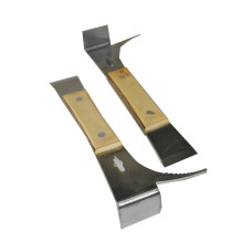 Стамеска пасічна нерж. з розпирачем та дерев.ручкою