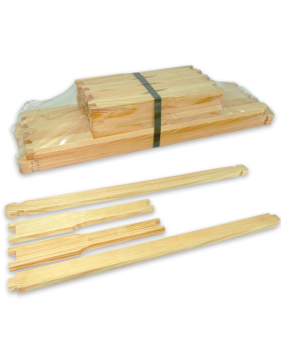 Рамка для вулика Рута 435x230мм. поелементно (під замок) упаковані, без отворів 