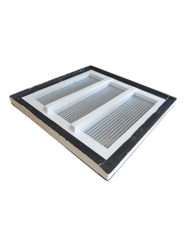 Донний пилковловлювач для 12-ти рамкового вулика Дадан пінополістирольний нефарбований