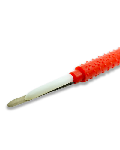 Шпатель для перенесення личинок червоний (Китай)