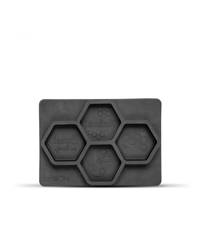 Форма силіконова для мила - шестикутник (4шт.) Форма силіконова для мила - шестикутник (4шт.)