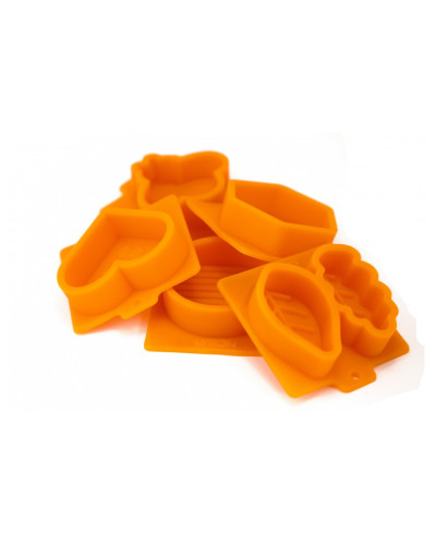 Форма силіконова для мила - бджола на овалі