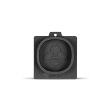 Форма силіконова для мила - бджола на овалі