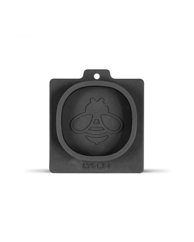 Форма силіконова для мила - бджола на овалі