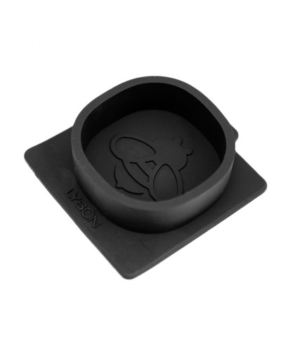 Форма силіконова для мила - бджола на овалі