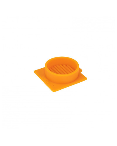 Форма силіконова для мила - кругла з смужками