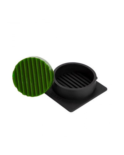 Форма силіконова для мила - кругла з смужками Форма силіконова для мила - кругла з смужками