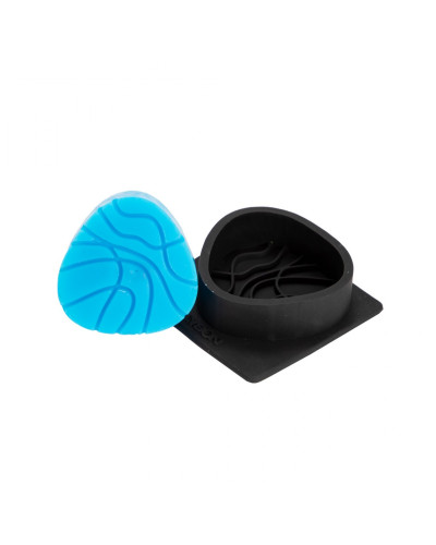 Форма силіконова для мила - трикутник з рельєфом Форма силіконова для мила - трикутник з рельєфом