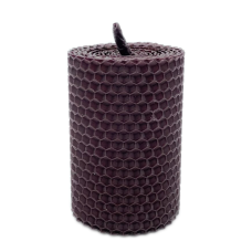 Свічка з вощини буро-перламутрова (8,5 см)