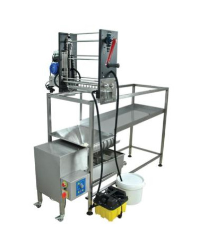 Стіл для розпечатування з відкривачем з подавачем ручним