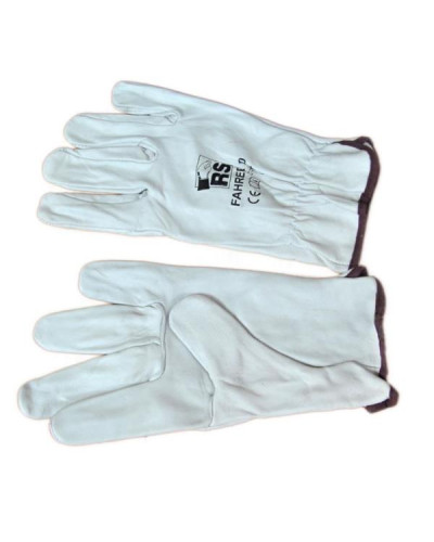 Рукавиці шкіряні жовті ПЛЮС