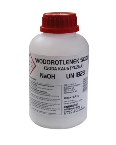 Сода каустична 0,5кг