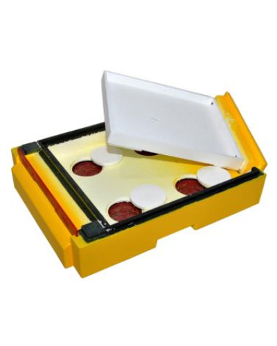 Дно для 10-ти рамкового вулика Lyson пінополістирольне високе фарбоване