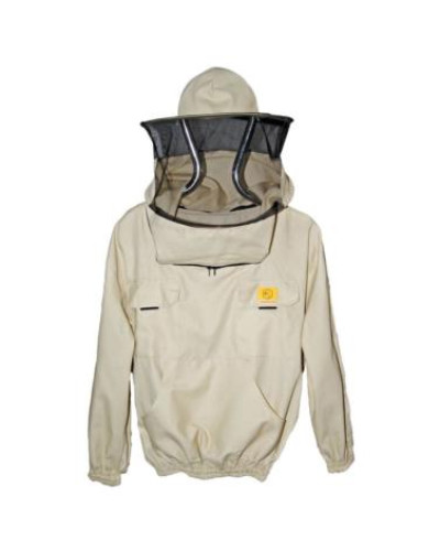 Куртка бджолярська з капелюхом і лицевою сіткою, без замка