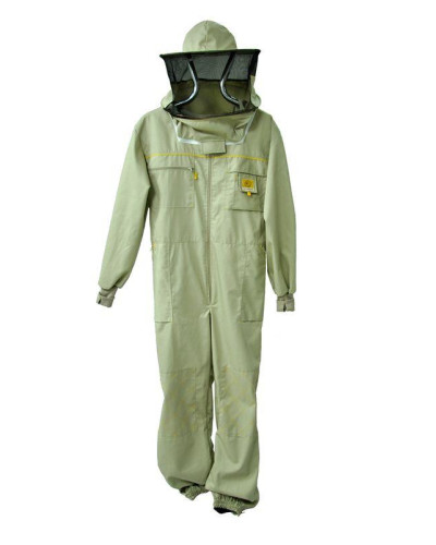 Комбінезон бджолярський з капелюхом на застібці-блискавка, Premium