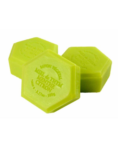 Мило медове з мятою та лимоном французьке 100 гр