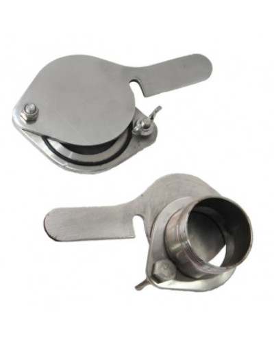 Клапан нержав. 6/4" - гвинт зовнішній