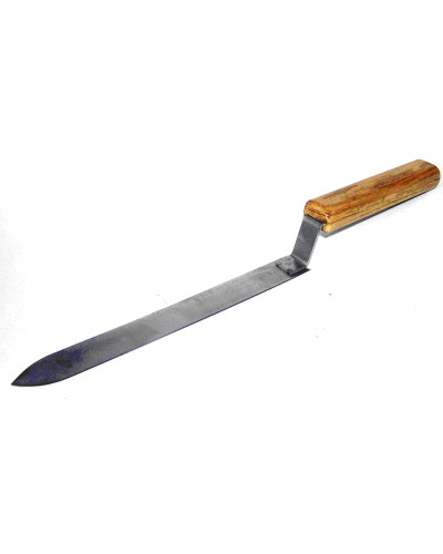 Ніж 200мм нержавіючий деревяна ручка (вузький)