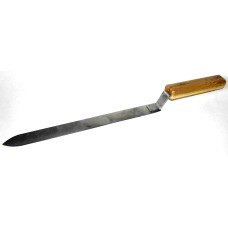 Ніж 250мм нержавіючий деревяна ручка (вузький)