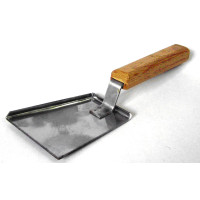 Скребок-лопатка 100 х 70мм, нержавійка дерев. Ручка