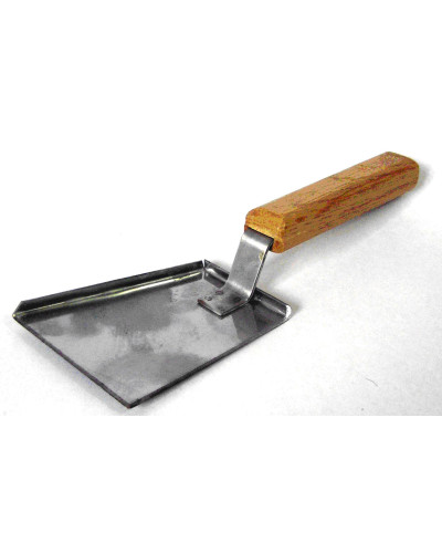 Скребок-лопатка 100 х 70мм, нержавійка дерев. Ручка