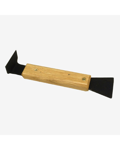 Стамеска пасічна 160мм чорна дерев'яна ручка