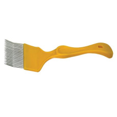 Вилка для розпечатування медових щільників (голки з перегином), ручка пластмасова