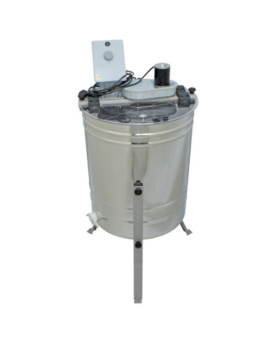 Медогонка діагональна 4-рамкова електрична 220В Ø600мм Lyson Minima (без кришки та ніжок)